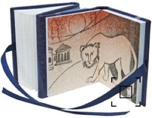 An omen - the lion in the marketplace.